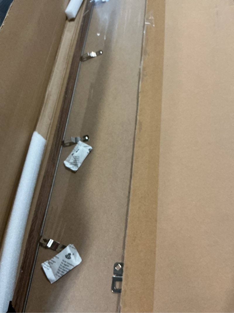 Condition photo showing Good Condition for 10x30 Frame Rustic Brown, Distressed 30x10 Picture Frame, Art Pic Hanging Poster Frame, 10 by 30 Gallery Family Concert Portrait Wall Photo Frame Anniversary/Birthday/Wedding/Thank you/Christmas Gift Brown 10x30in