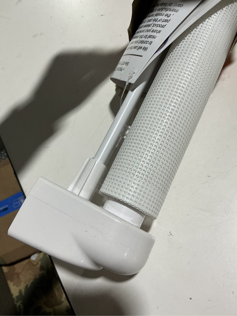Condition photo showing Good Condition for Retractable Baby Gates, Mesh Dog Gate for Doorways, 33.6" Tall, Expands to 55" Wide,Pet Safety Essential Fit for Baseboards, Wide Toddlers Gates for Hallways, Indoor & Outdoor,White 55" Wide White