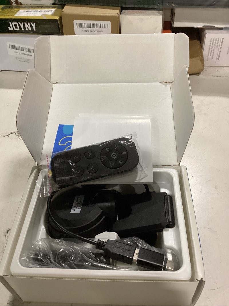 Condition photo showing Good Condition for zoomable webcam with remote control, 1080p 60fps streaming webcam with adjustable ring light and tripod, pro usb 5x digital zoom webcam for zoom/skype teams/laptop/mac windows