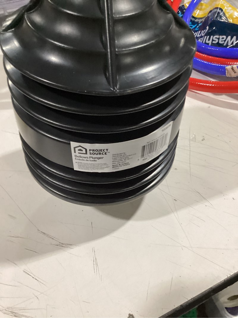 Condition photo showing Good Condition for project source 6-in black plastic plunger with 11.75-in handle