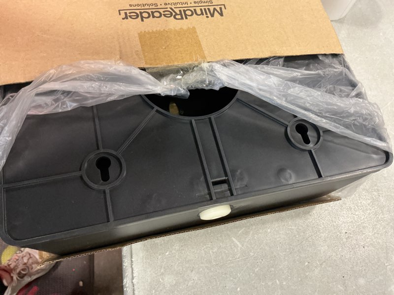 Condition photo showing Good Condition for wall mount black paper towel tri-fold towel dispenser 10.25 in. l x 3.75 in. w x 8 in. h