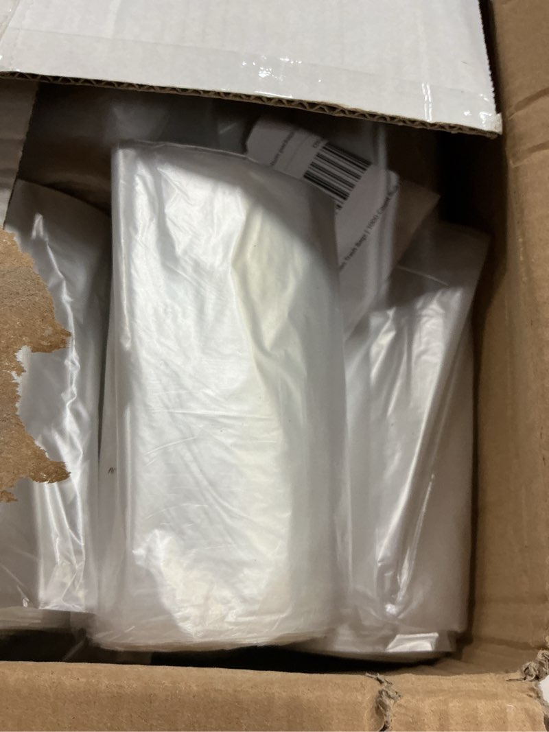 Condition photo showing New/Like New for reli. supervalue 13 gallon trash bags | 1000 count bulk | tall kitchen | can liners | clear multi-use garbage bags