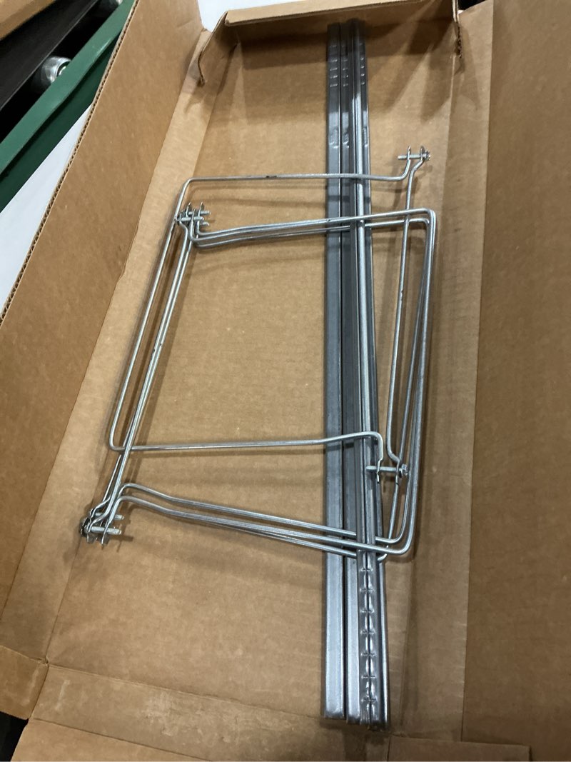 Condition photo showing Good Condition for smead steel hanging file folder frame, letter size, gray, adjustable length 23" to 27", 2 per pack (64872)