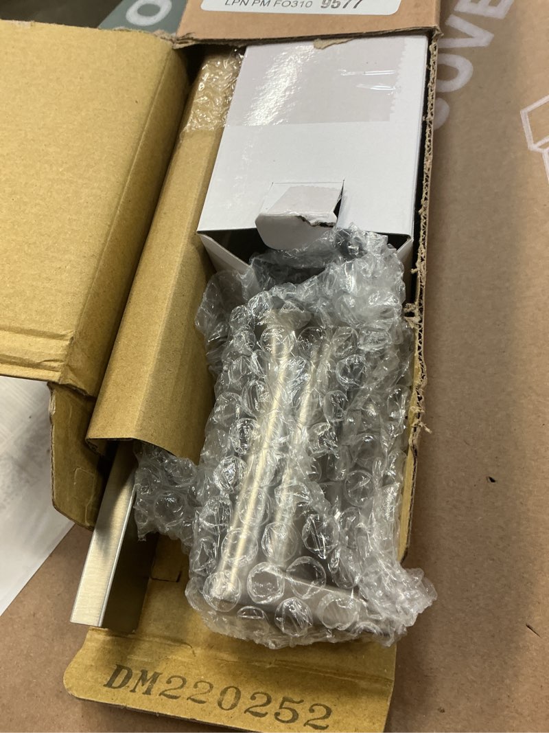 Condition photo showing New/Like New for Moen Genta LX Brushed Nickel Modern 24-Inch Single Wall Mounted Towel Bar for Kitchen or Bathroom, BH3824BN Brushed Nickel 24 Inch 24" Towel Bar