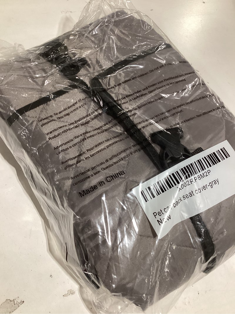 Condition photo showing Good Condition for Lusso Gear Car Seat Cover & Protector for Dogs - Non-Slip Waterproof Seat Covers for Trucks & Cars - Universal Fit Dog Backseat Protector - Machine-Washable Pet Travel Accessories - Gray, Large Premium Edition - Gray