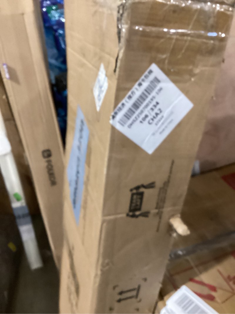 Condition photo showing New/Like New for Full Bed Frames with Charging Station and LED Lights, Full Size Platform Bed with Metal Slats, Upholstered Headboard with 2-Tier Storage Shelves, No Box Spring Needed, Easy Assembly, Black Full Fashion Full