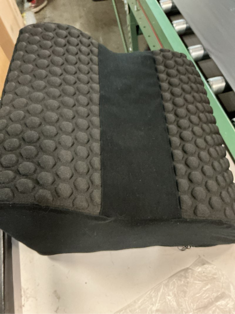 Condition photo showing Good Condition for Foot Rest for Under Desk at Work, 3-Tier Foot Stool with Thick High-Density Foam and Massage Dots, Ergonomic Footrest with Washable Cover for Home and Office, Back, Legs & Hip Pain Relief, Black