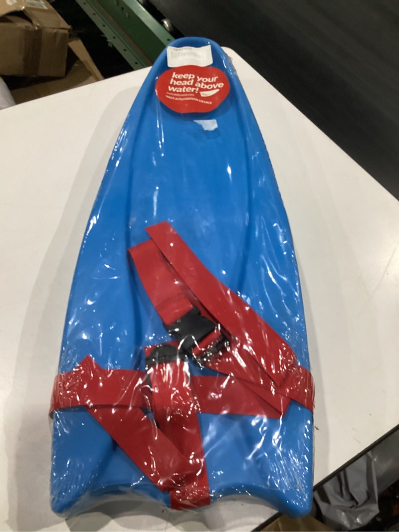 Condition photo showing New/Like New for adult one-size personal eva foam kickboard with straps for water exercise & pool training - ideal for beginners or experts