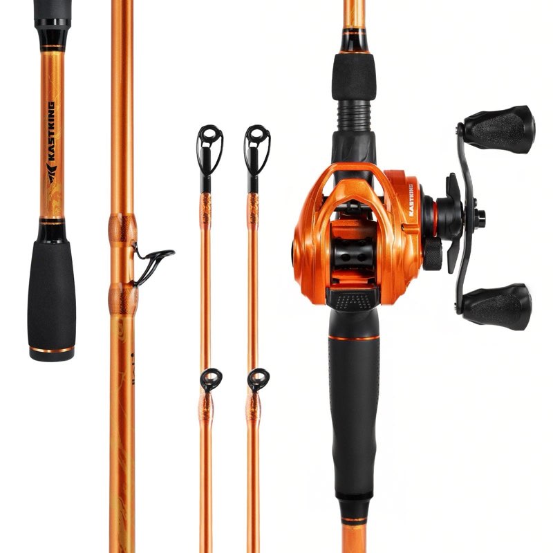 lethal blaze twin-tip baitcaster rod and reel combo