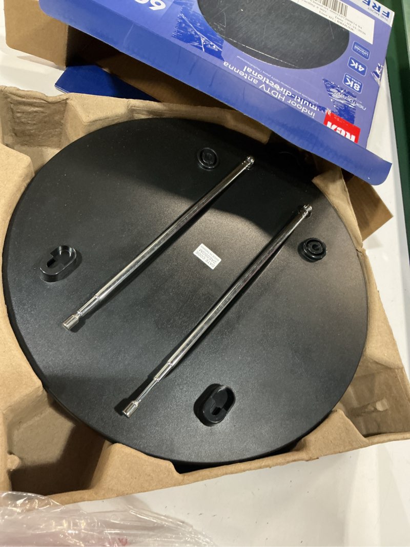 Condition photo showing Good Condition for rca amplified indoor fabric multi-directional hdtv antenna with built-in stand and 60-mile range
