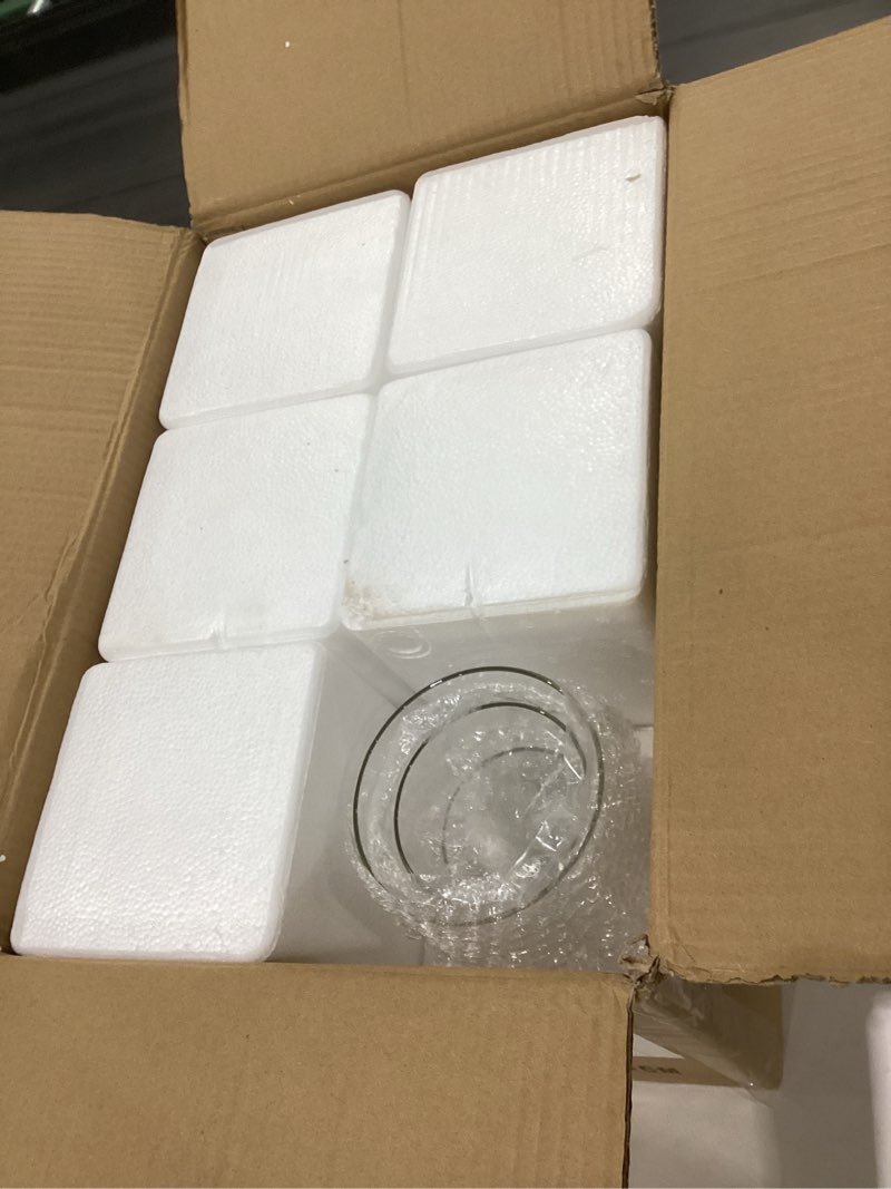 Condition photo showing New/Like New for PHOSPHOR Hurricand Candle Holder 18 PCS, Glass Pillar Candle Holder, Clear Glass Cylinder Candleholder Glass Cylinder Vase for Centerpieces Wedding Party Decoration Clear 18pcs