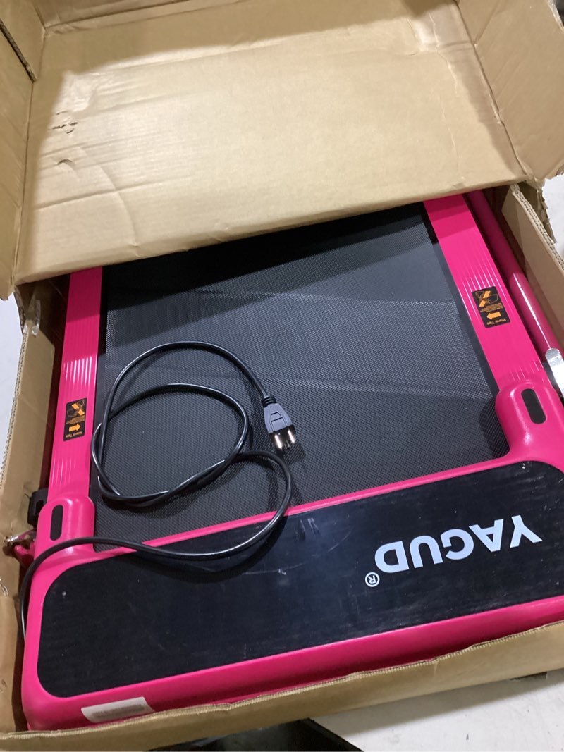 Condition photo showing Good Condition for yagud under desk walking pad / treadmill pink 