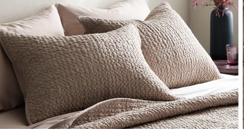 Bamboo Dream Quilted Sham Sand King