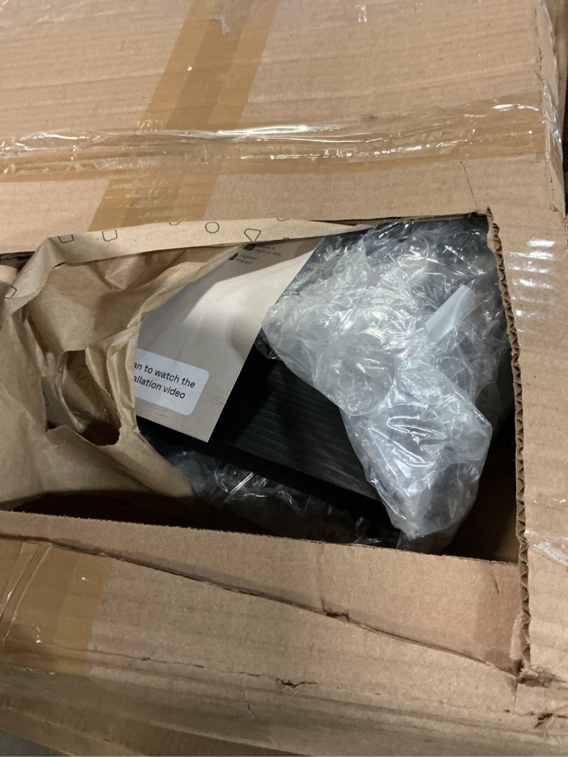 Condition photo showing Good Condition for BAOBAB WORKSHOP Wood Floating Shelves for Bathroom Wall - Black Shelf 24 inch - Solid Wood Shelves for Wall for Bedroom Kitchen Living Room - Black Floating Shelves - 24 x 6.7 Inch, Set of 2 24 Inch Black