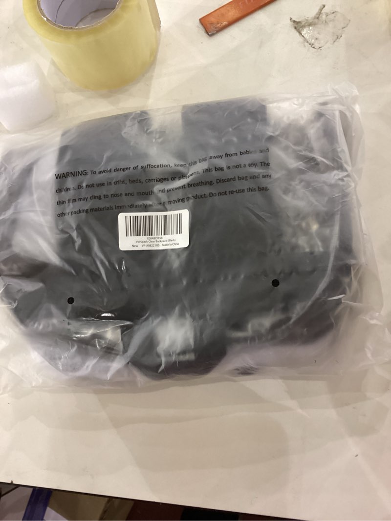 Vorspack clear bckpack