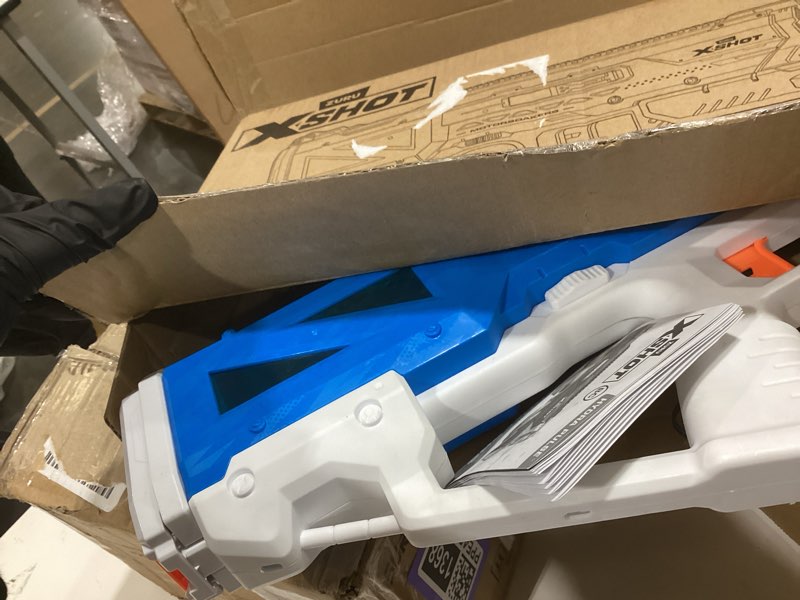 Condition photo showing As Is for XSHOT Water Motor Soaker Hydra Pulse - Fast Fill, Rechargable, Motorized Water Blaster for Kids & Adults