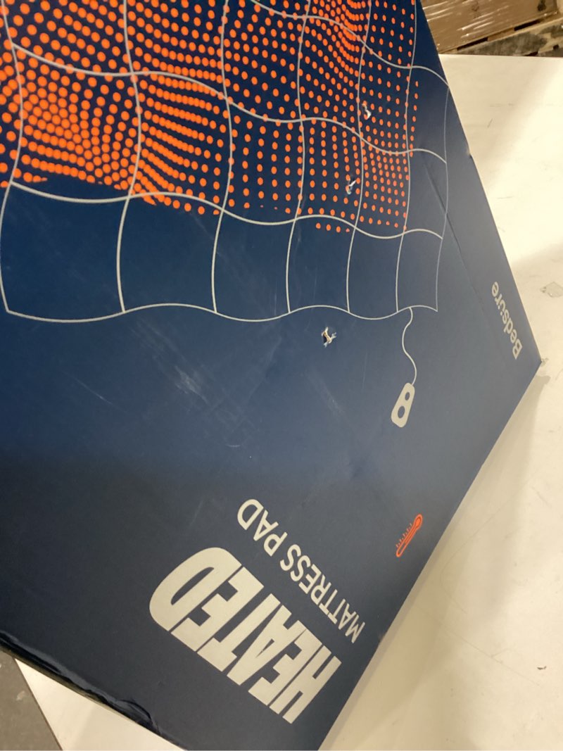 Condition photo showing New/Like New for Bedsure Heated Mattress Pad King - Bed Warmer with Memory & Preheat Functions, 12-Hour Auto Off & 10 Heat Settings, Dual Controllers, Fast Heating, Brushed Electric Mattress Pad King, 78"x80" King Diamond Quilted