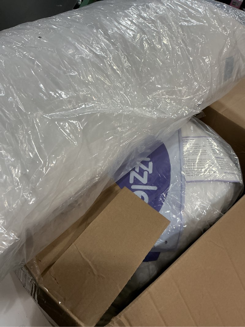 Condition photo showing Good Condition for Nuzzle Cooling Adjustable Pillows for Side Sleepers, Luxury King Size Set of 2 Bed Pillows Hotel Collection - Best Adjust Height Soft Firm Pillows for Back, Stomach and Side Sleepers King SIze (Set of 2) White