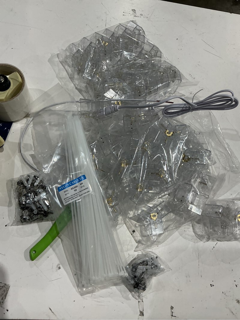 Condition photo showing As Is for modern hexagon garage light: higher brightness 720w 86400 lumens hexagon led garage light with rectangle frame 6500k for garage, basement, warehouse, auto beauty shop, car detailing shop etc. … 14 hex+border