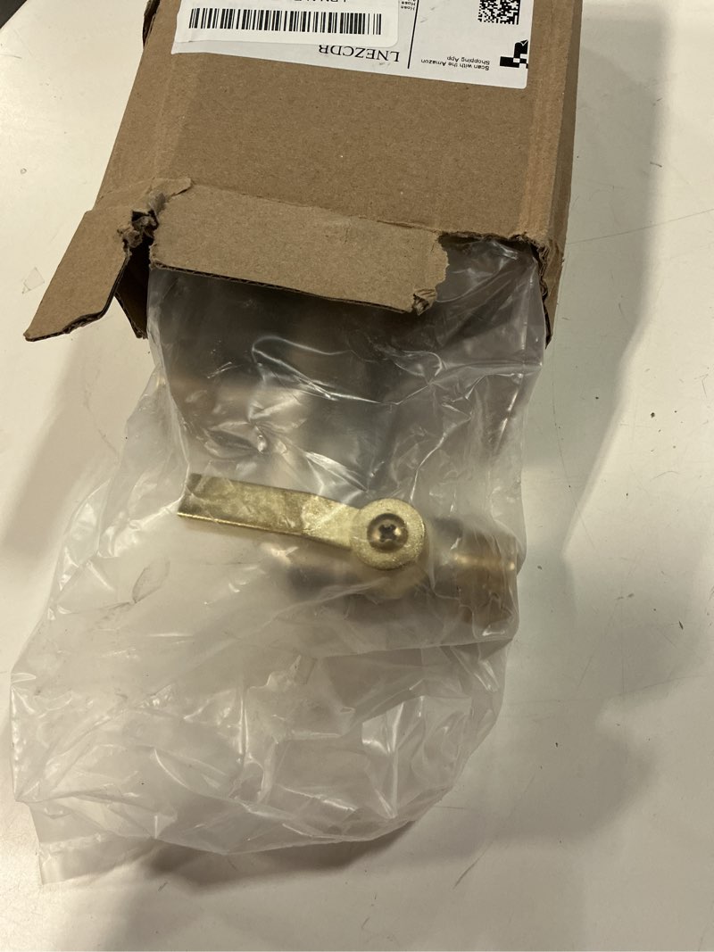 Condition photo showing Good Condition for hose splitter 2 way heavy duty, full flow solid brass nickel plated garden hose splitter, spigot splitter valve with metal handle, outdoor faucet splitter, 3/4 - inch frost resistant hose adapter nickel plated 2 way