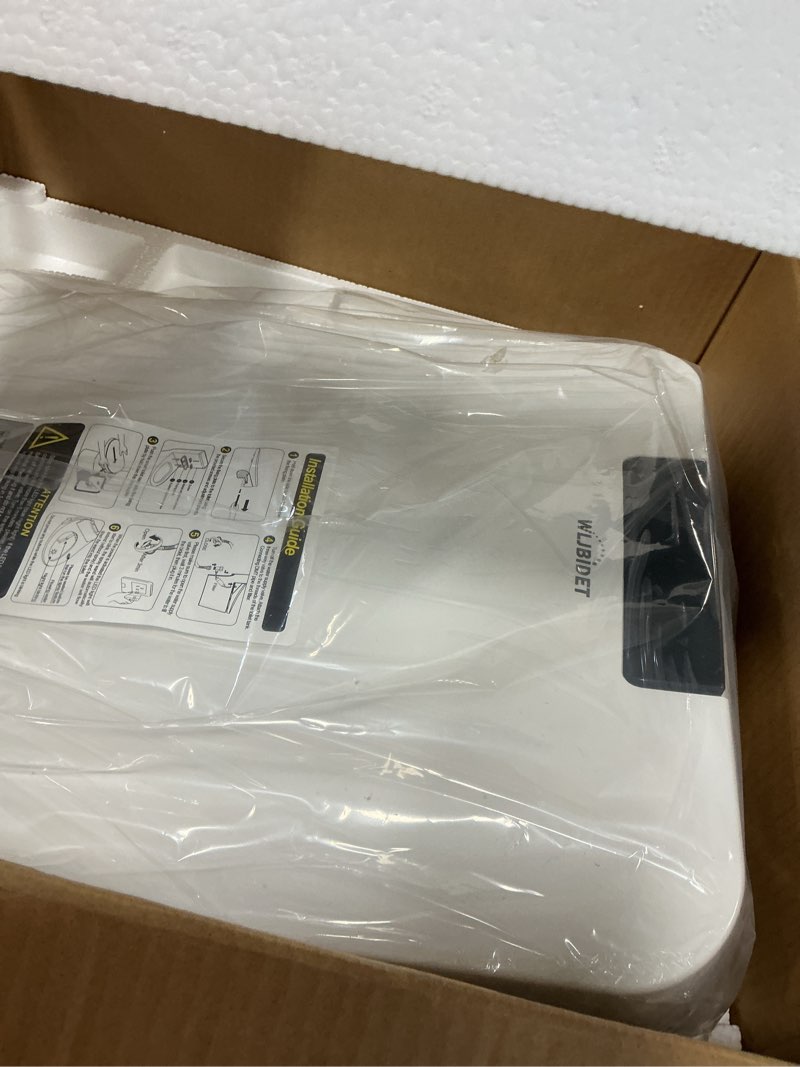 Condition photo showing Good Condition for Smart Bidet Square Toilet Seat for Rectangle Toilets,Electric Bidet Toilet Seat,Rectangular Heated Toilet Seat with Bidet,Adjustable Air Dryer and Warm Water,Front and Rear Oscillating Wash