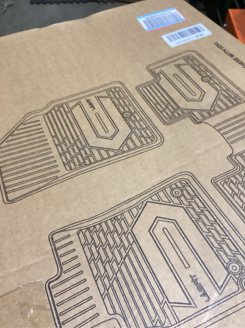 lasfit floor mats for honda civic sedan 2016-2021 & hatchback 2017-2021 & coupe 2016-2020, all weath