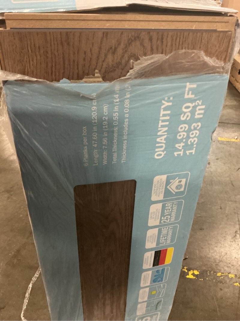 Condition photo showing Good Condition for select surfaces cambridge waterproof laminate flooring, 14.99 sq. ft. per box