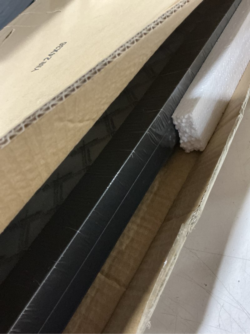 Condition photo showing Good Condition for 24x36 poster frame 2 pack, black poster frames 24 x 36 inches for pictures and art prints, 36x24 picture frame horizontal or vertical wall mounting black 24x36