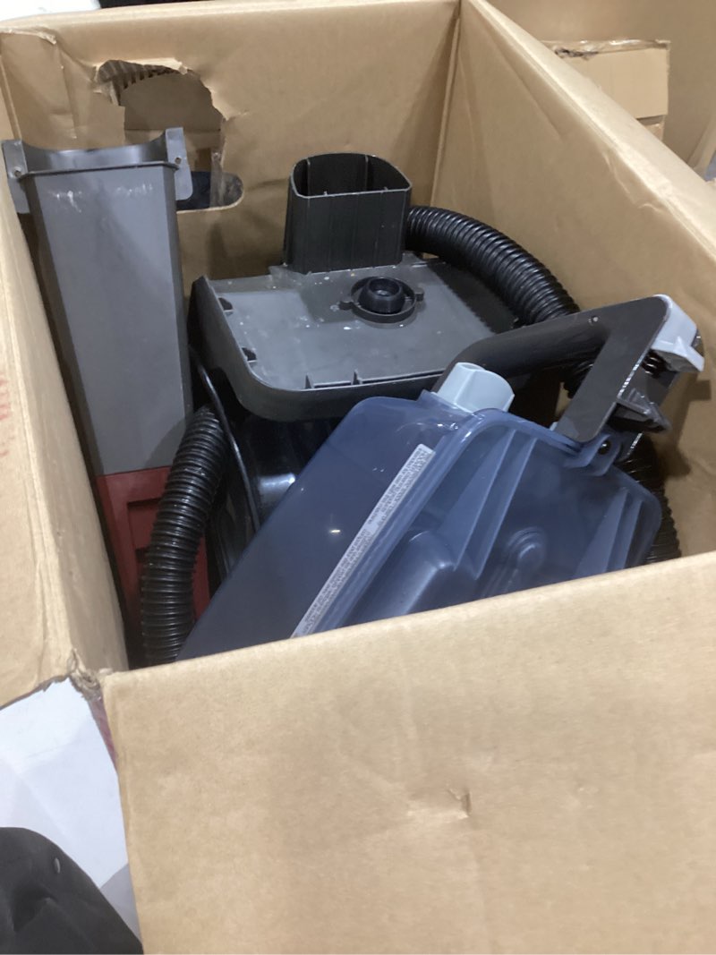 Condition photo showing As Is for hoover powerscrub deluxe carpet cleaner machine, deep cleaning carpet shampooer machine, spinscrub brushes, heatforce drying, pet & upholstery tools, pair with hoover carpet cleaner solution
