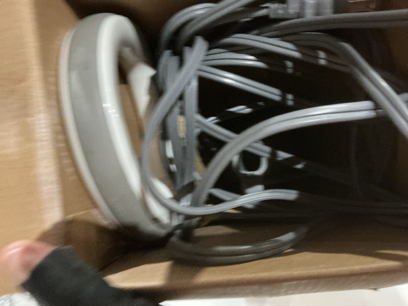 Condition photo showing As Is for shark steam pocket mop with 2 washable double-sided pads, steam sanitization, swivel steering, lightweight, steam cleaner for sealed hard floors, hardwood, marble, tile, purple, s3501 steam pocket essentials