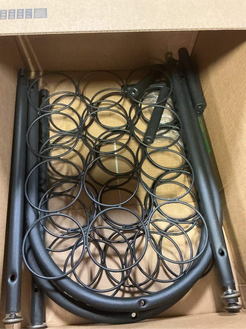 Condition photo showing As Is for Wine Rack Freestanding Floor Metal Holders Stands Organizer Storage 23 Bottles Black