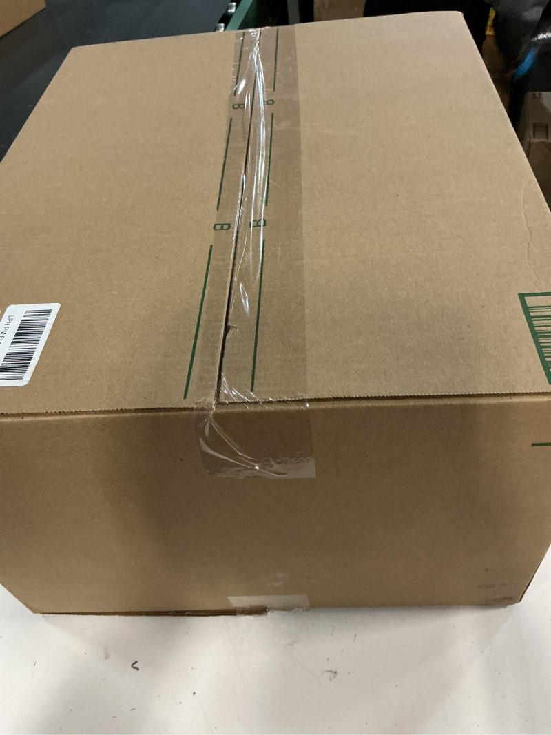 Condition photo showing As Is for 2 Pack Square Modern Trash Can Bedroom, 3Gal/12L Bathroom Trash Can Hidden Bag, Open Top Trash Bin Square Plastic, Minimalist Black Garbage Can with Inner Bucket (with 2 Handles) for Kitchen Office Black Square