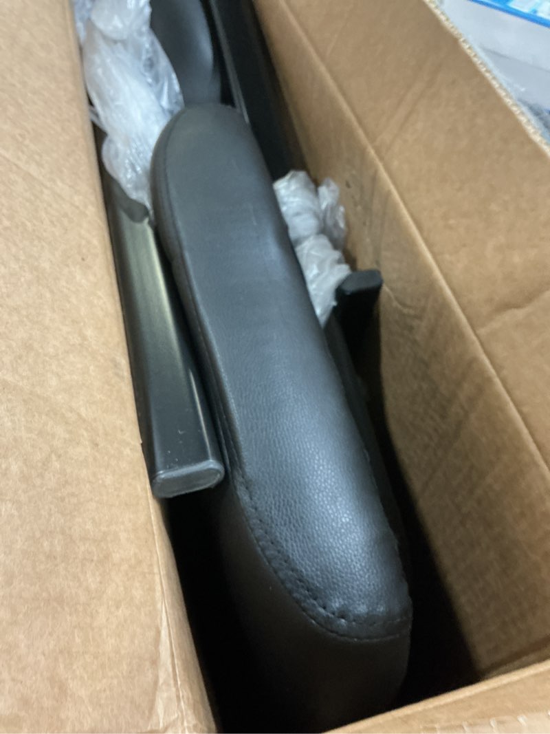 Condition photo showing Good Condition for sweetcrispy leather waiting room chair, comfy guest chairs with padded arms for reception conference side office desk home, inky inky 1pc