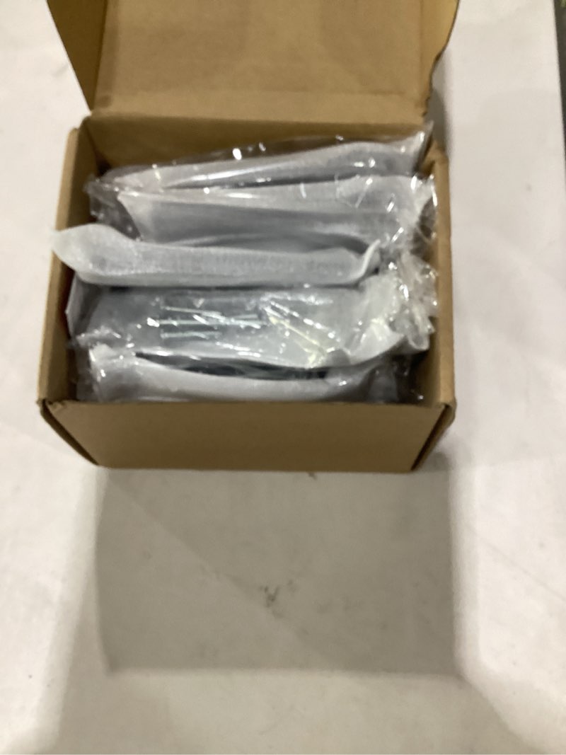 Condition photo showing Good Condition for homdiy 15 pack cabinet pulls 4 inch black kitchen cabinet handles stainless steel drawer dresser pulls drawer handles stainless steel dresser hardware center to center 102mm square bar hardware 15 4 inch hole centers