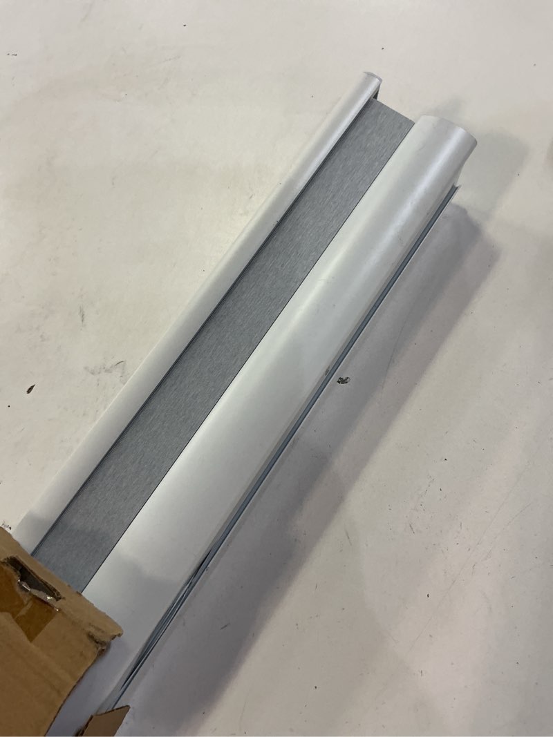 Condition photo showing As Is for Joydeco Cellular Shades Cordless, Blackout Shades Cellular Blinds for Indoor Windows, Blackout Blinds Window Shades for Thermal Insulated & Noise Reduction (White, 44" W x 64" H) A - White 44"W x 64"H