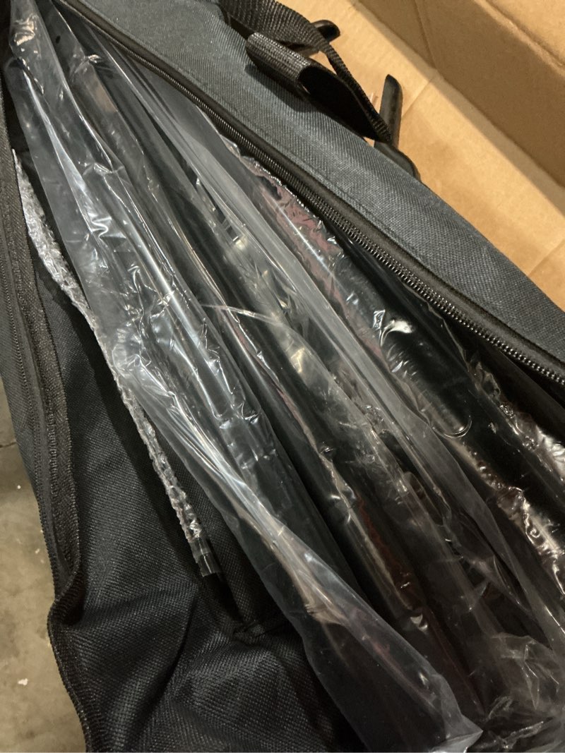 Condition photo showing New/Like New for Heavy Duty Backdrop Stand Pipe and Drape Photography Backdrop Stand Kit Adjustable Photo Background Stand 10ft x 10ft with Metal Base, 4 Clamps,Carrying Bag for Photography Video Studio