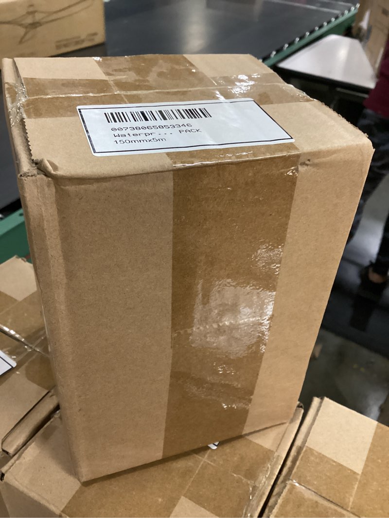 Condition photo showing New/Like New for butyl tape waterproof tape aluminum foil tape tape 150mm(w) x 5m(l) x 1.2mm(t)  waterproofing in toilets  pipelines  roof cracks  rvs  sunshades  windows  boat floors  swimming pools other