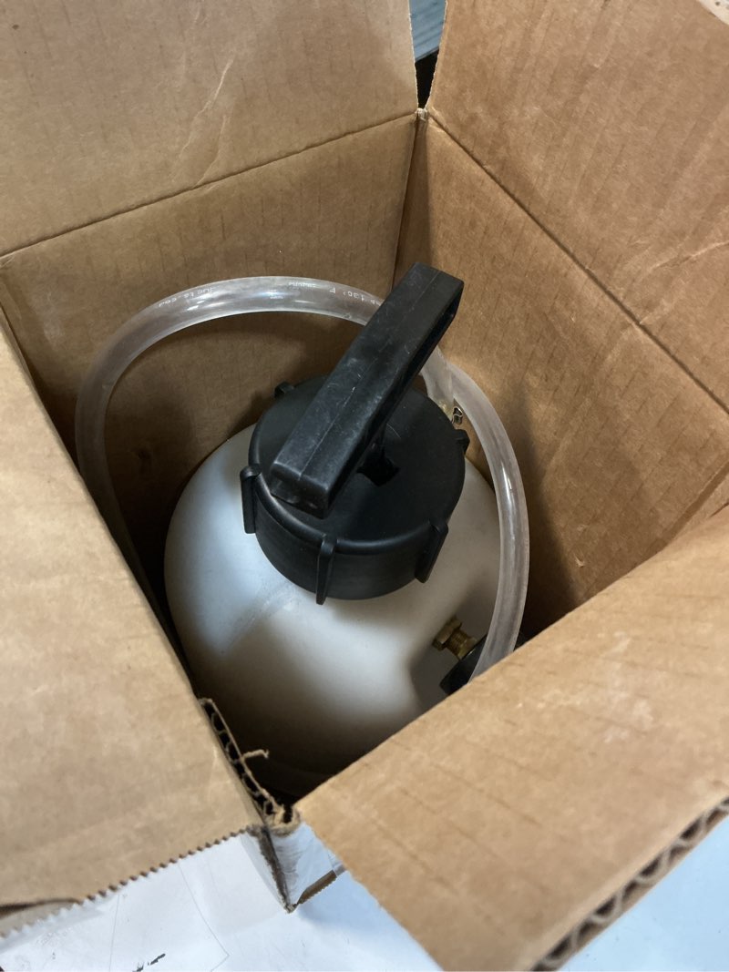 Condition photo showing As Is for Motive Products 0250 Universal Power Bleeder 2-Quart Tank with Hose and Hydraulic and Clutch Adapters