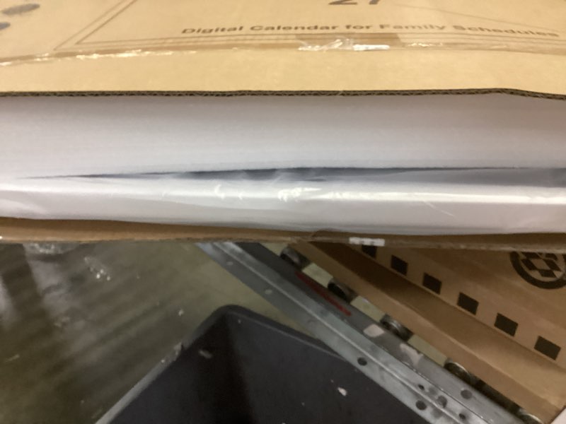 Condition photo showing New/Like New for Digital Calendar – 27 Inch Electronic Wall Calendar & Chore Chart, Smart Family Organizer with Interactive Touchscreen Display, Wall Mount in Portrait or Landscape 27 Inch White