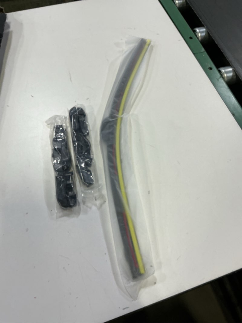 Condition photo showing Good Condition for DOG TAIL Neoprene Dual-Steel Frame Wiper Blades 22"+21" with Multiple Adapters, Automotive Replacement Vehicle Front Windshield Wiper Blades Set for My Car Truck Vehicle AdaptBeam