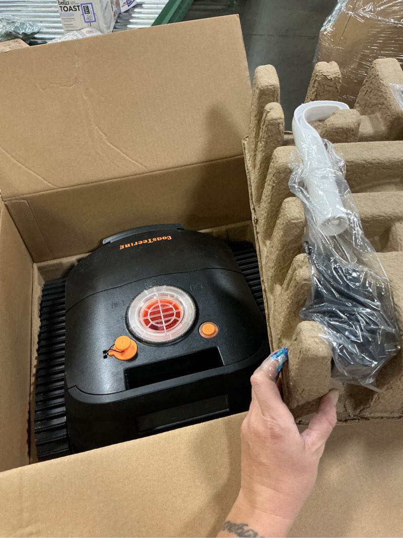Condition photo showing As Is for ultra nebula cordless pool vacuum robot, with 5580 gph suction, 180 mins runtime, floor & wall cleaning, smart navigation, pool cleaner for inground and above ground pools up to 3229 sq.ft black