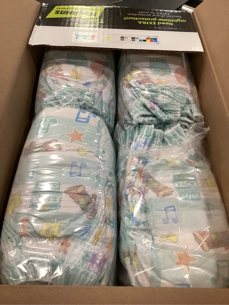 Condition photo showing As Is for Pampers Training Pants - Easy Ups Boys & Girls Bluey - Size 5T-6T, 84 Count, Children's Potty Underwear (Packaging May Vary) 5T-6T 84