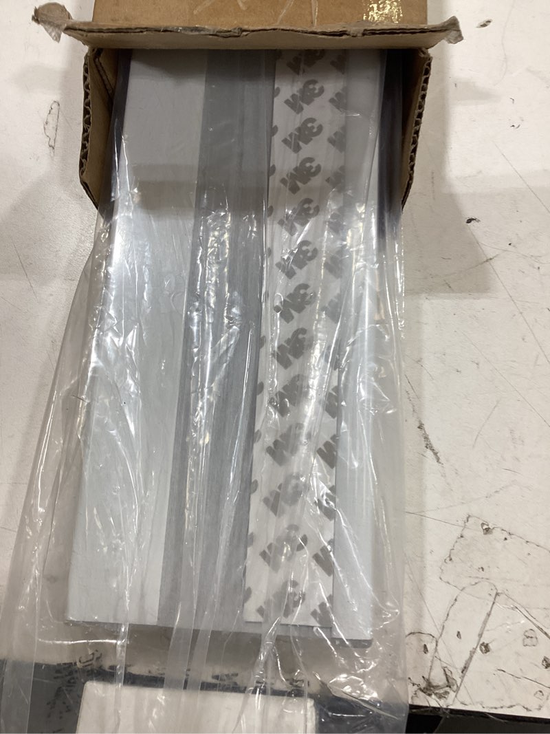 Condition photo showing Good Condition for lazblinds cordless cellular shades for french doors, no drill french door blinds for privacy, blackout light blocking honeycomb shades for sliding doors front door patio, 1 pack, 30" w x 78" h, white white-blackout 30"w x 78"h