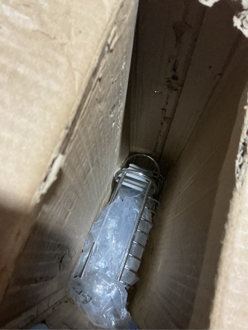 Condition photo showing As Is for simplehuman shower caddy, matt stainless steel + anodised aluminium