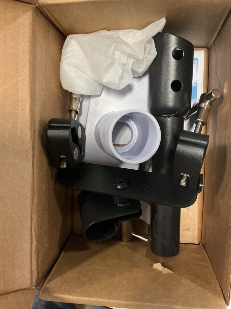 Condition photo showing Good Condition for gadfish starlink mini rv mount - adjustable jig & pipe adapter for pole rack/railing/boat pole/roof mount, portable design & compatible with starlink gen3