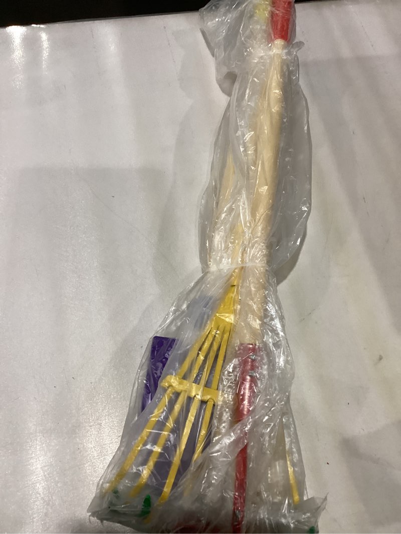 Condition photo showing New/Like New for JustForKids Kids Garden Tool Set Toy, Rake, Spade, Hoe and Leaf Rake, reduced size , made of sturdy steel heads and real wood handle, 4-Piece, Multicolored, 5yr+ Multicolor whole piece