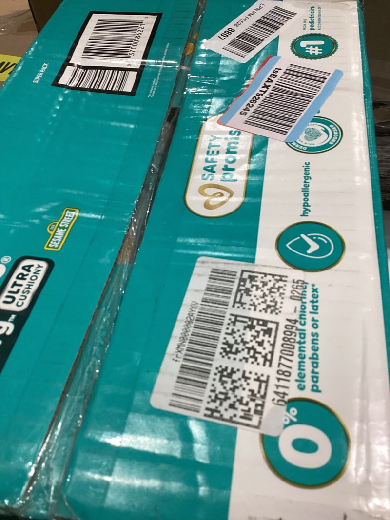 Condition photo showing Good Condition for Pampers Diapers - Baby Dry - Size 1, 120 Count, Absorbent Disposable Infant Diaper (Packaging May Vary) Size 1 120