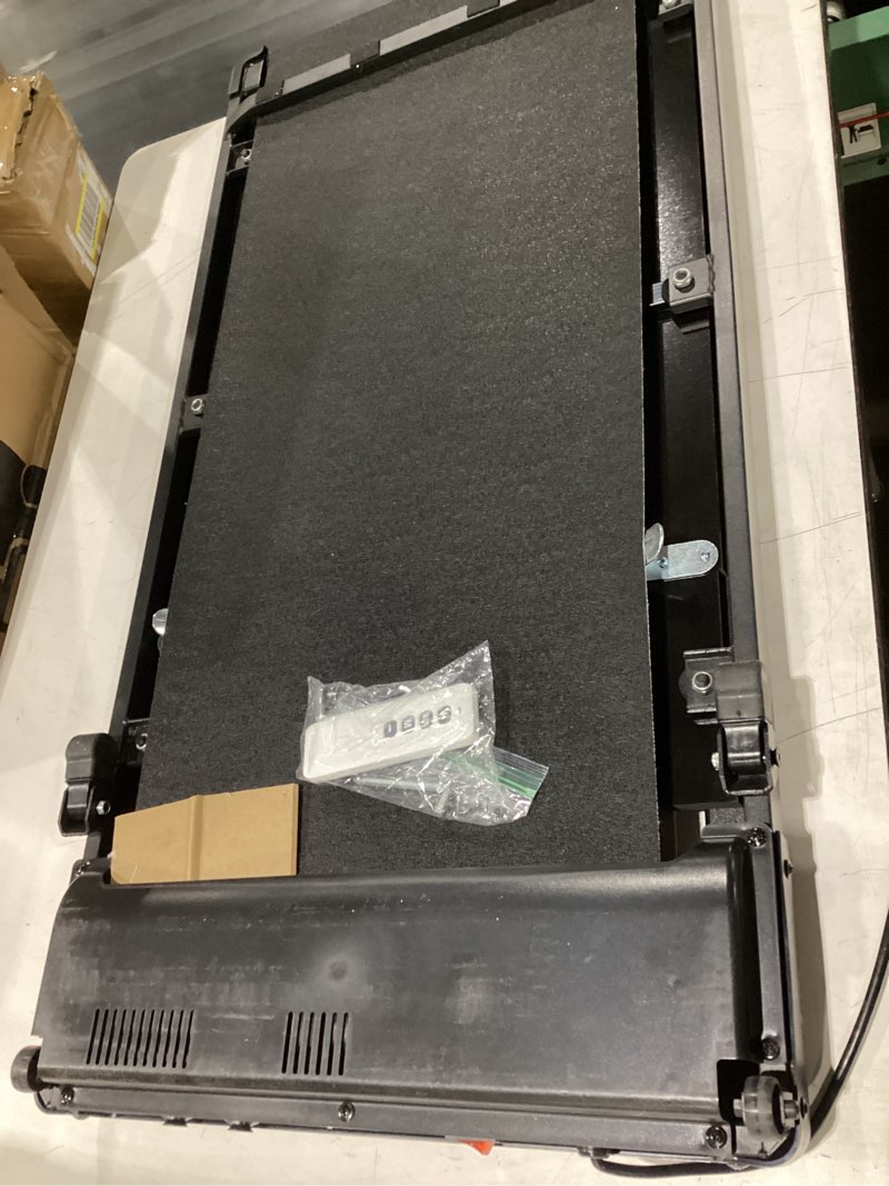 Condition photo showing Good Condition for walking pad with handle bar,5% manual incline walking treadmill for home office,2.5hp super quiet foldable treadmills with handrails,300 lbs small under desk treadmill with led display,remote control c7 black