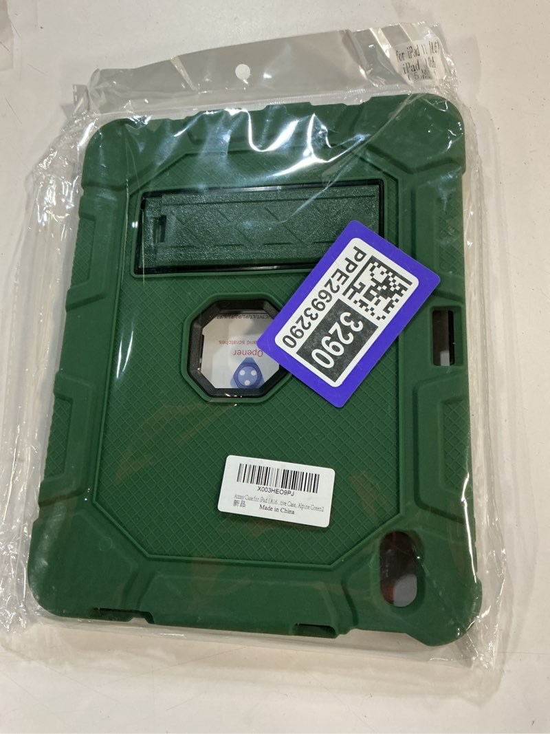Condition photo showing New/Like New for Case for iPad (A16) 11th Generation 11 Inch 2025 / iPad 10th Generation 10.9 Inch 2022, [Built-in Pencil Holder] Heavy Duty Shockproof Rugged Protective Case, Alpine Green2