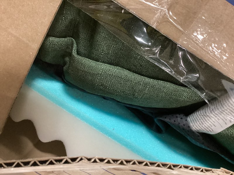 Condition photo showing Good Condition for eheyciga orthopedic dog beds for extra large dogs, waterproof memory foam xl pet bed with sides, non-slip bottom and egg-crate foam big dog couch bed with washable removable cover, dark green 44.0"l x 32.0"w x 6.5"th dark green